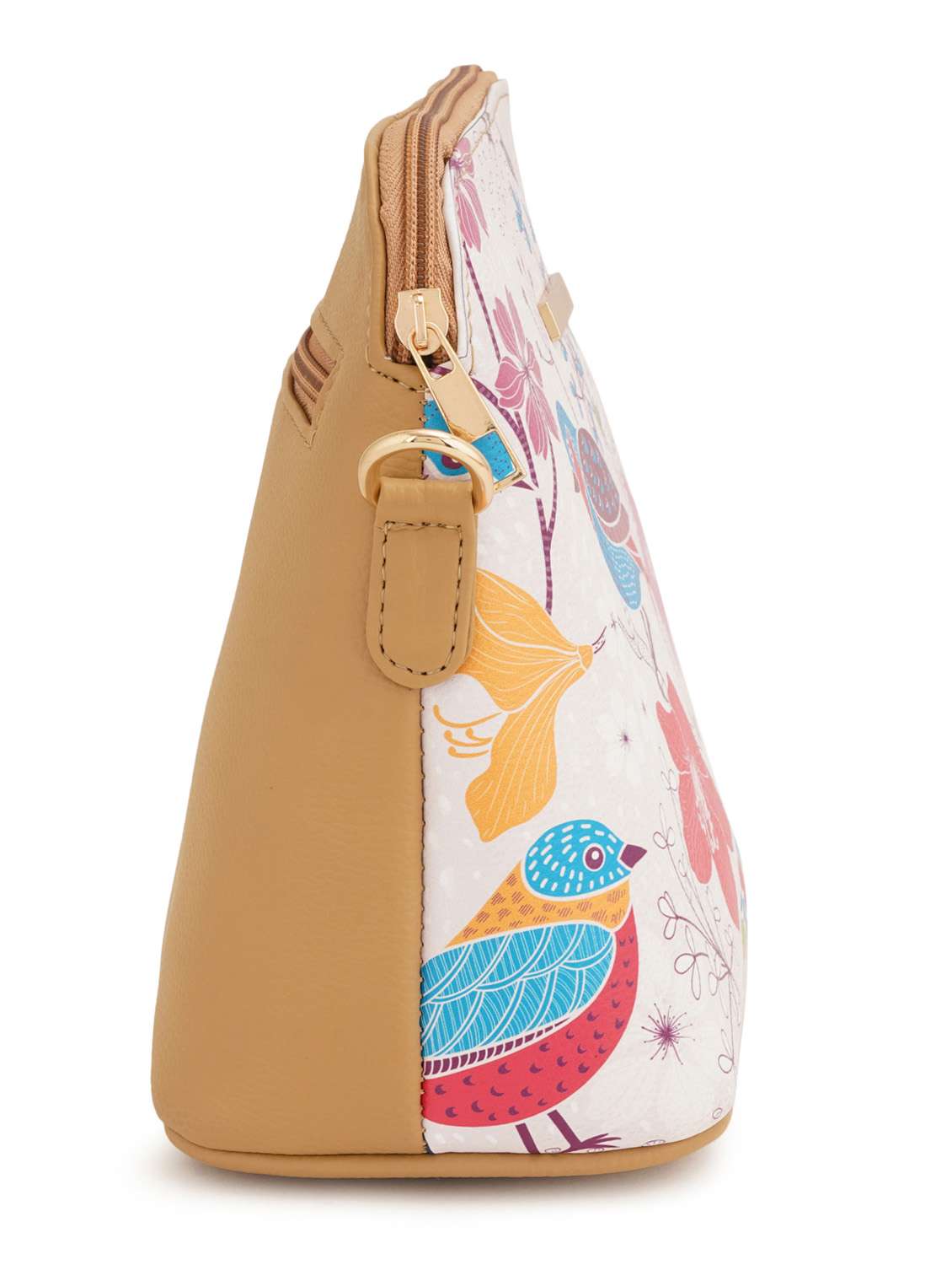 beige leatherette (pu) sling bag - 19108468 - Standard Image - 3