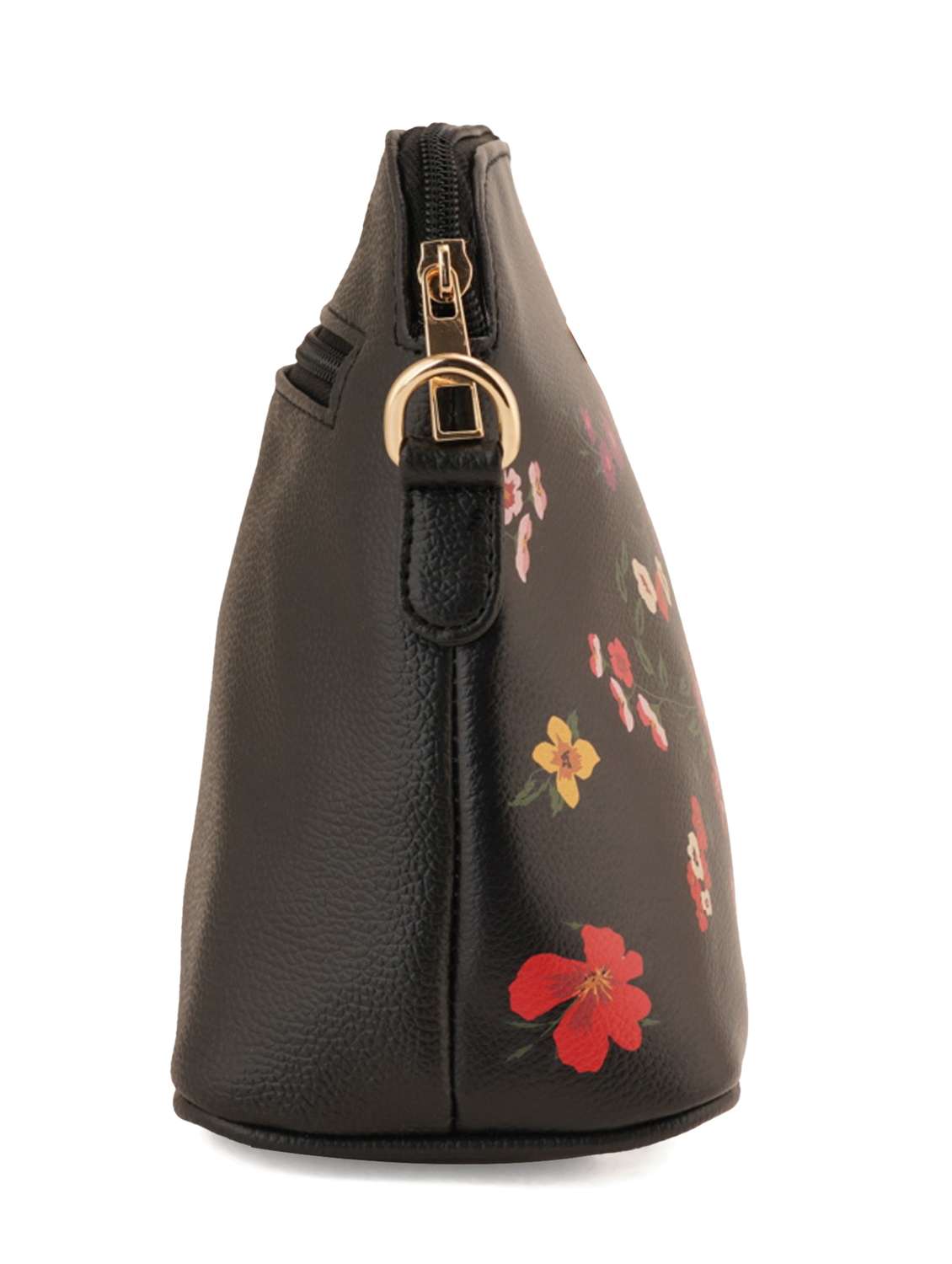 black leatherette (pu) sling bag - 19108475 - Standard Image - 3