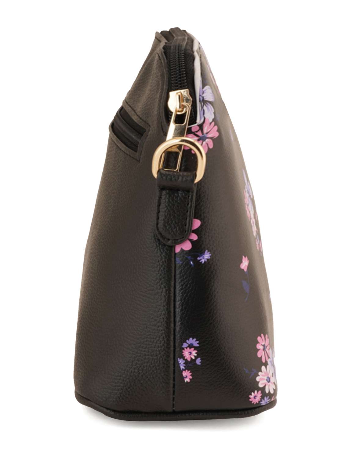 black leatherette (pu) sling bag - 19108476 - Standard Image - 3