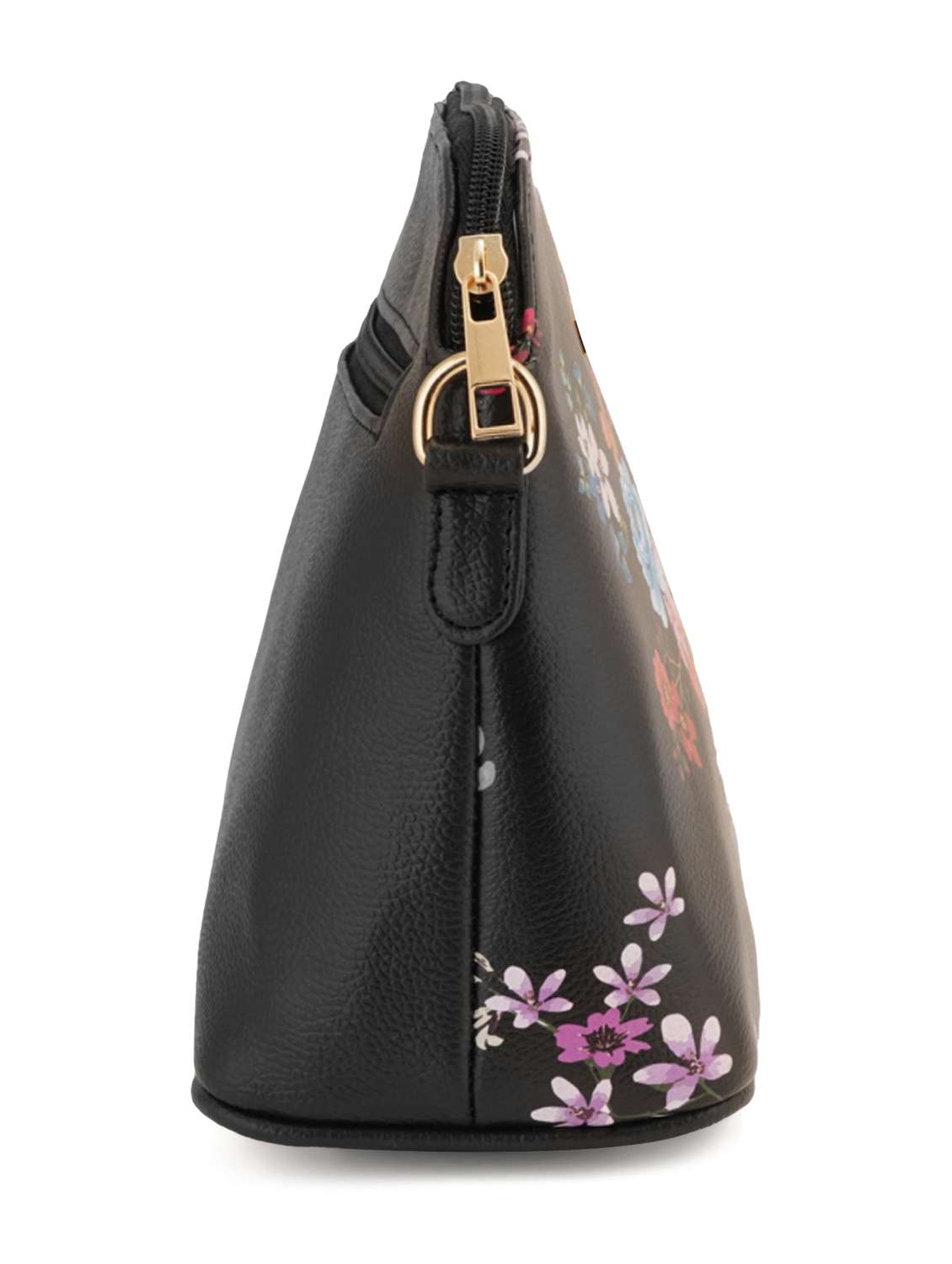 black leatherette (pu) sling bag - 19108477 - Standard Image - 3
