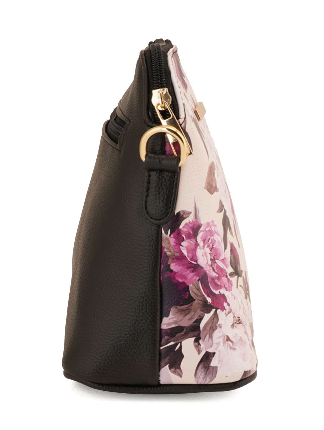black leatherette (pu) sling bag - 19108480 - Standard Image - 3