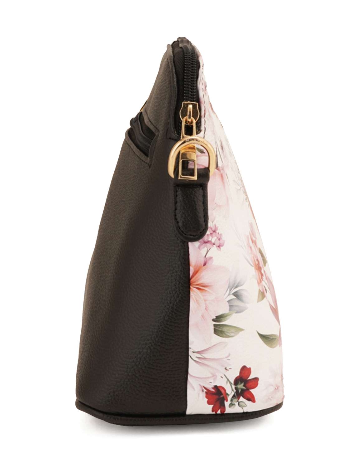 black leatherette (pu) sling bag - 19108481 - Standard Image - 3