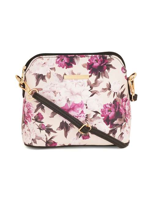 black leatherette (pu) sling bag - 19108483 -  Standard Image - 0