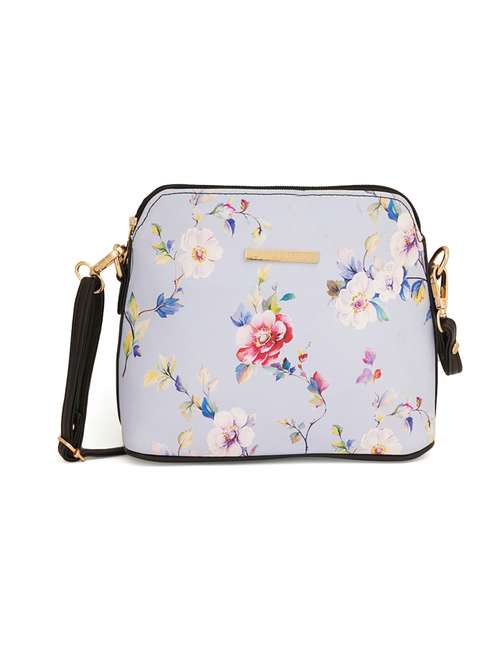 black leatherette (pu) sling bag - 19108484 - Standard Image - 0