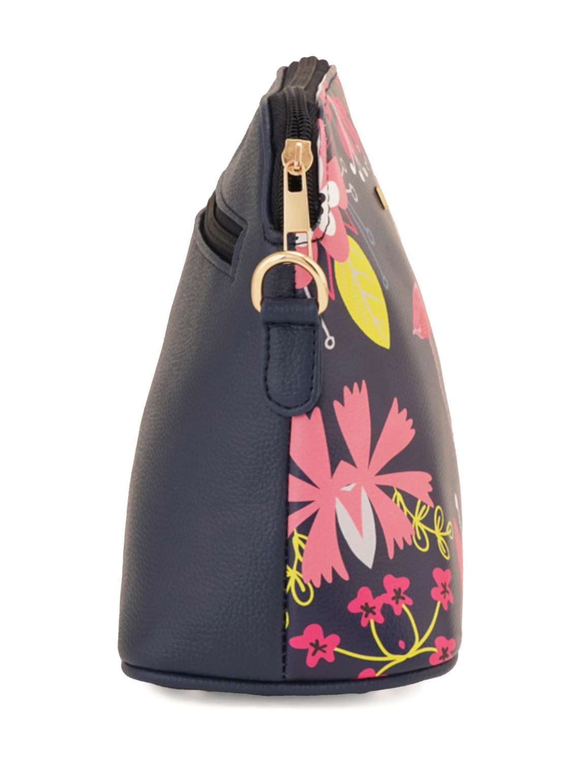 blue leatherette (pu) sling bag - 19108491 - Standard Image - 3