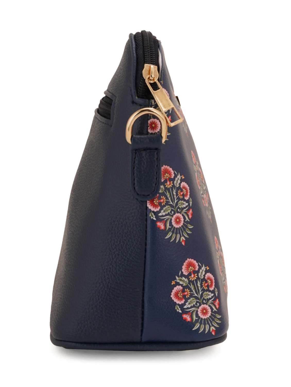 blue leatherette (pu) sling bag - 19108493 - Standard Image - 3