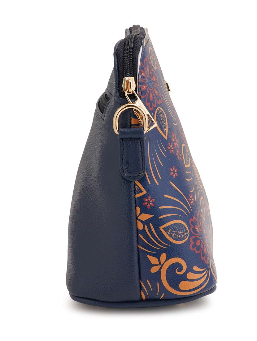 multi coloured leatherette (pu) regular sling bag - 19108500 - Standard Image - 3