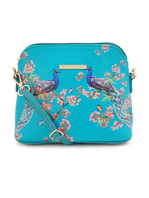 multi coloured leatherette (pu) regular sling bag - 19108508 -  Standard Image - 0