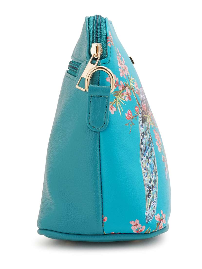 multi coloured leatherette (pu) regular sling bag - 19108508 - Standard Image - 3