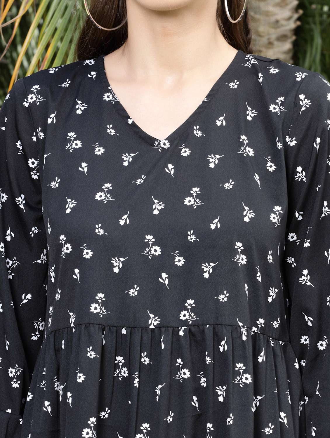 women's tiered dress floral dress - 19108915 -  Standard Image - 5