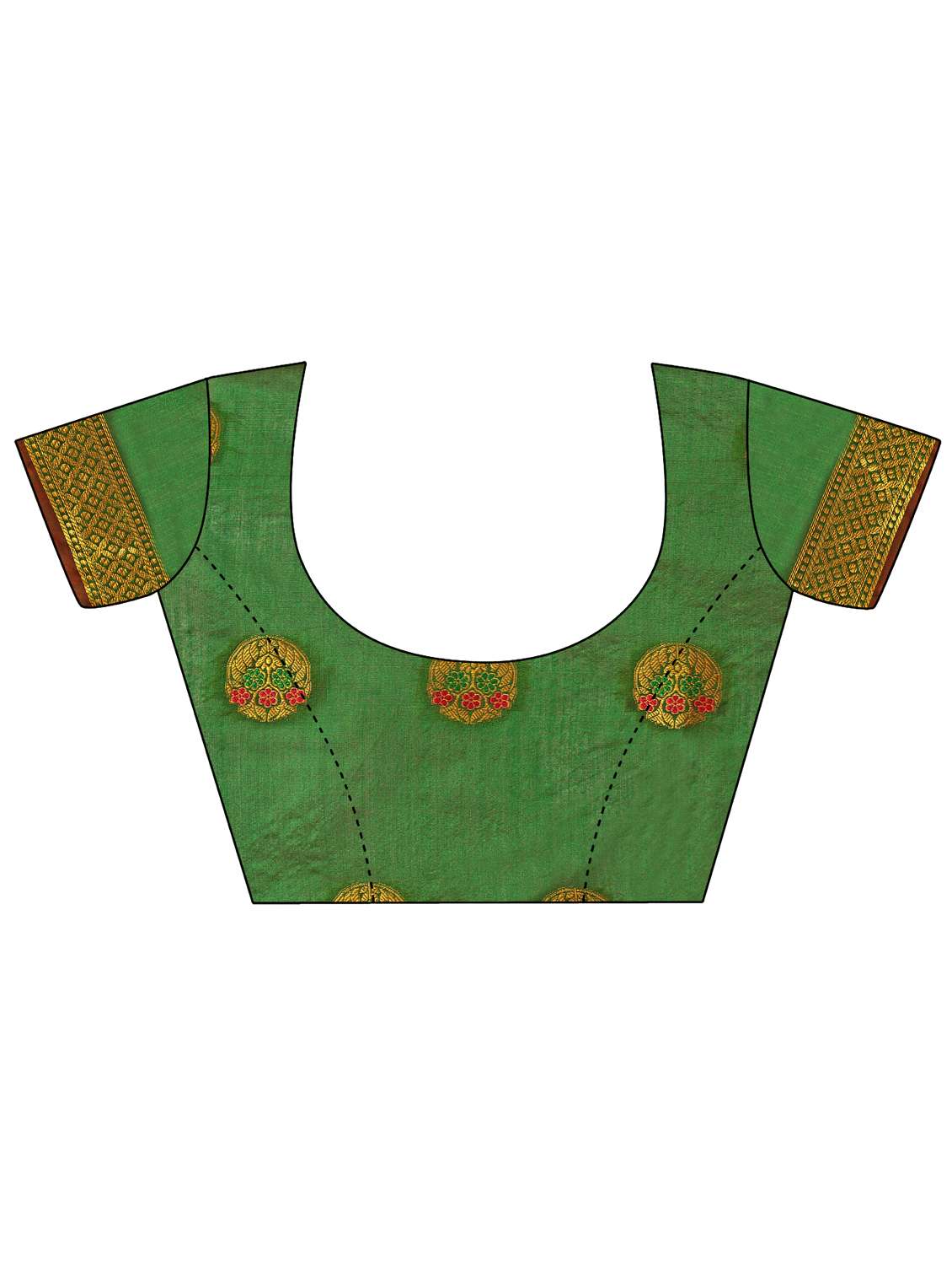 self design woven saree - 19109744 -  Standard Image - 5