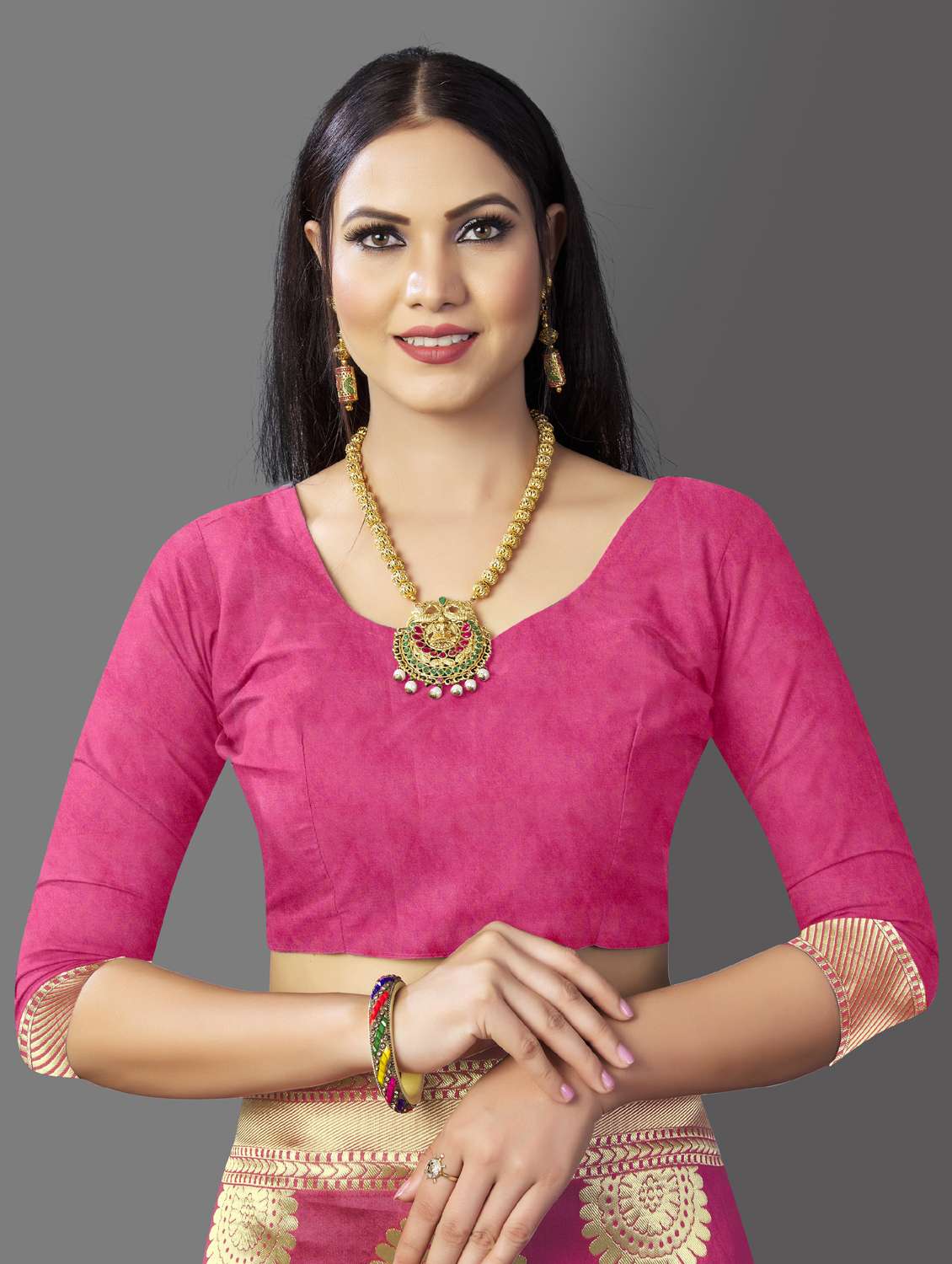 self design woven saree - 19109935 -  Standard Image - 3