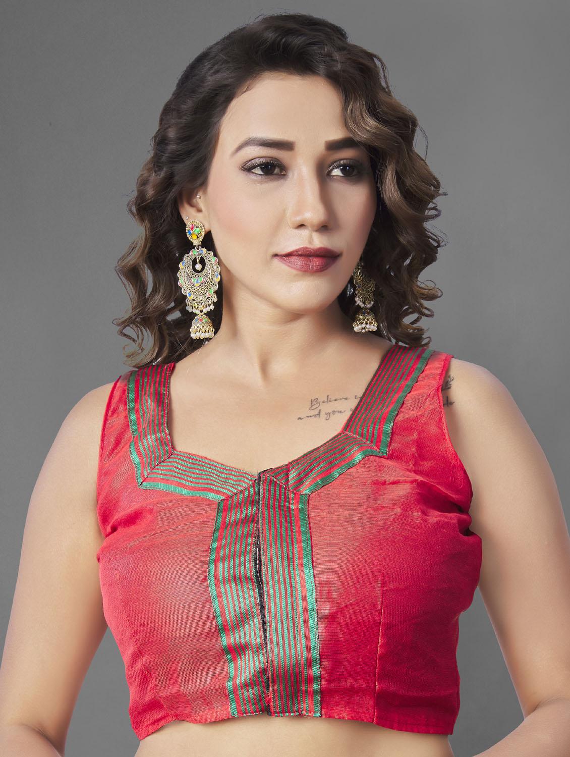 women's self design maroon colored saree - 19109937 - Standard Image - 3