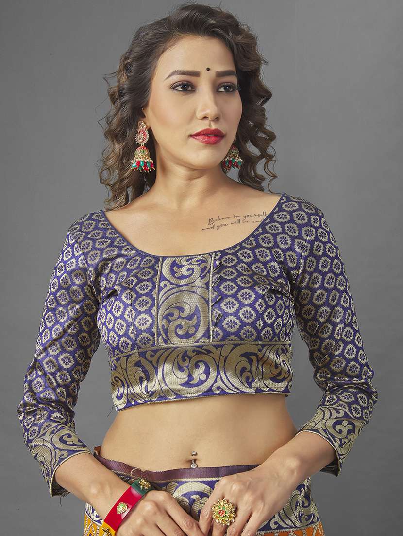 self design woven saree - 19110031 - Standard Image - 3