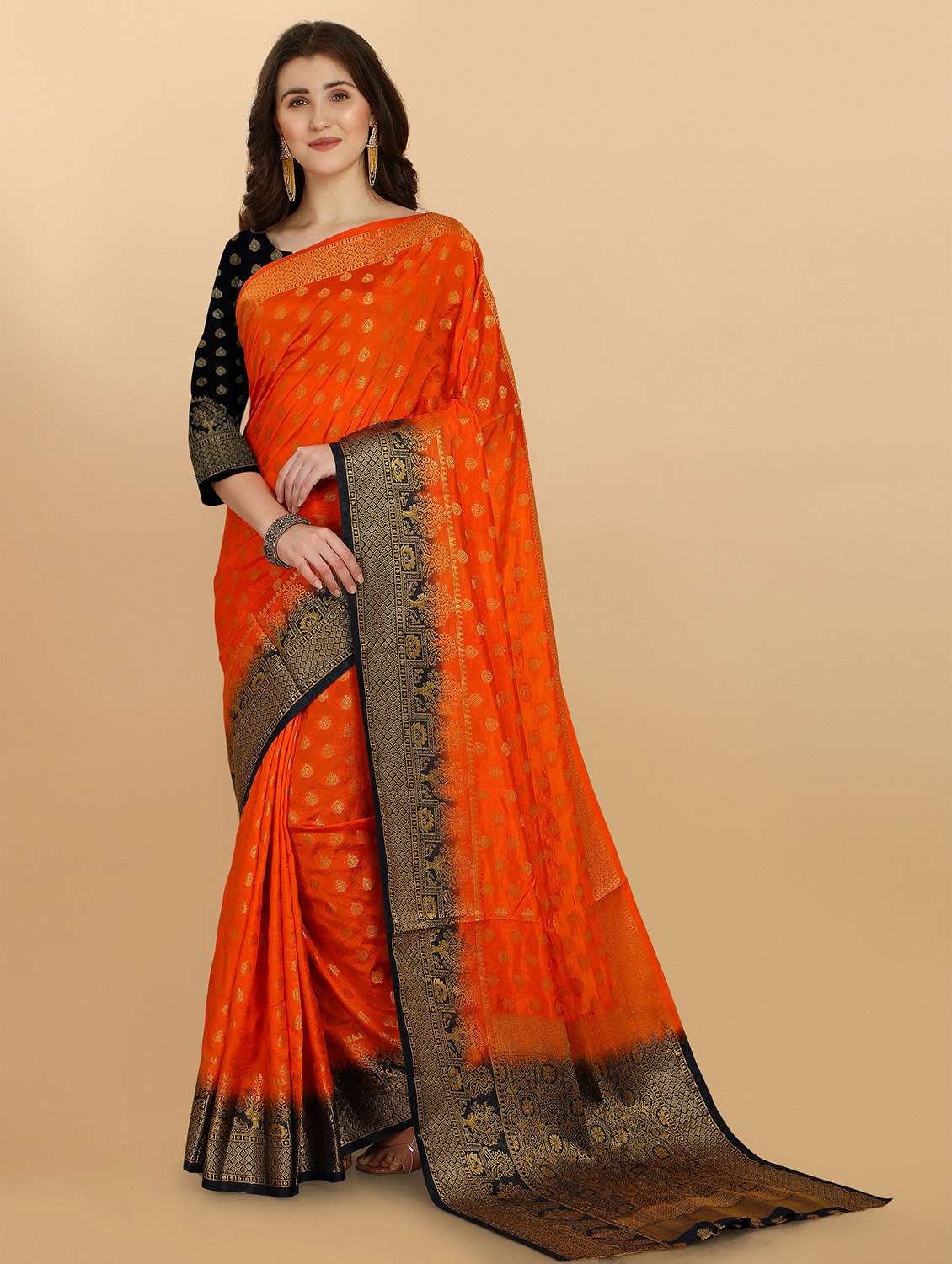 women's banarasi saree - 19110035 - Zoom Image - 0