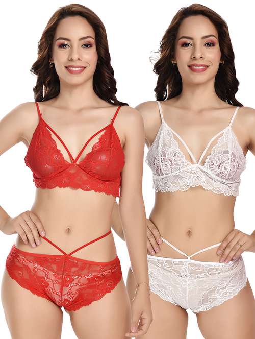 pack of 2 bras and panty set - 19110862 -  Standard Image - 0