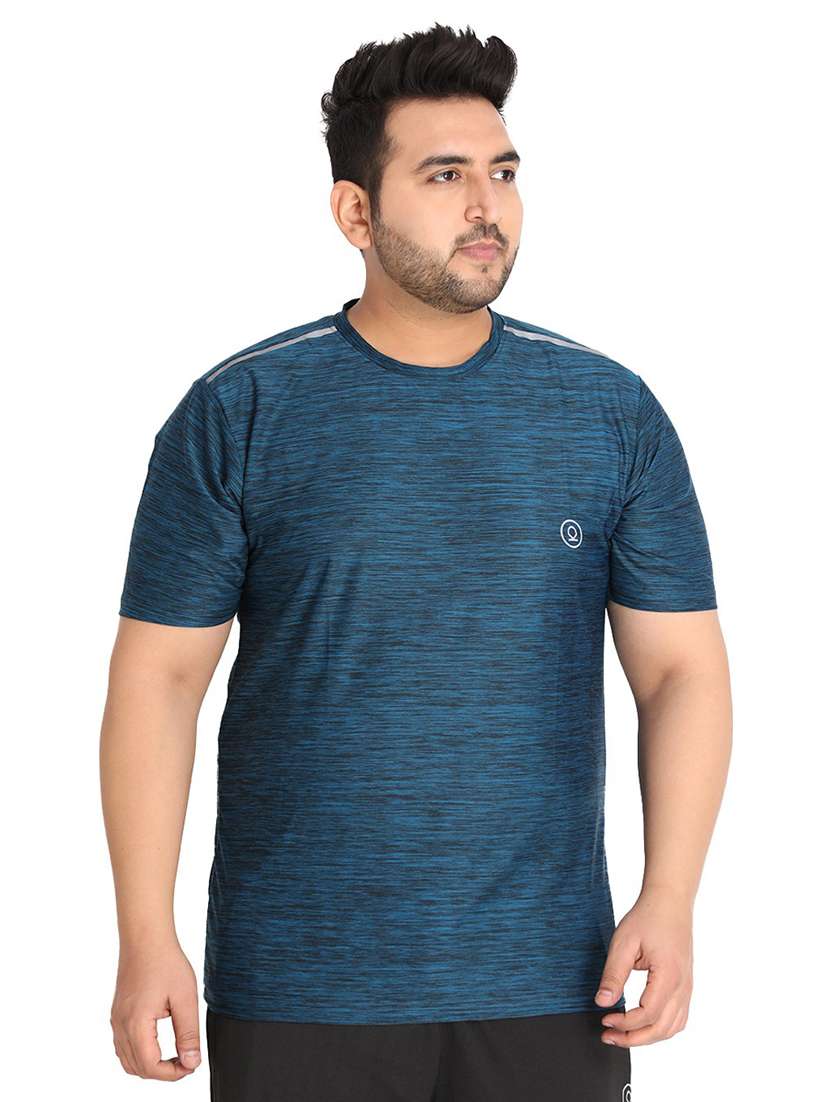 men melange short sleeve t-shirt