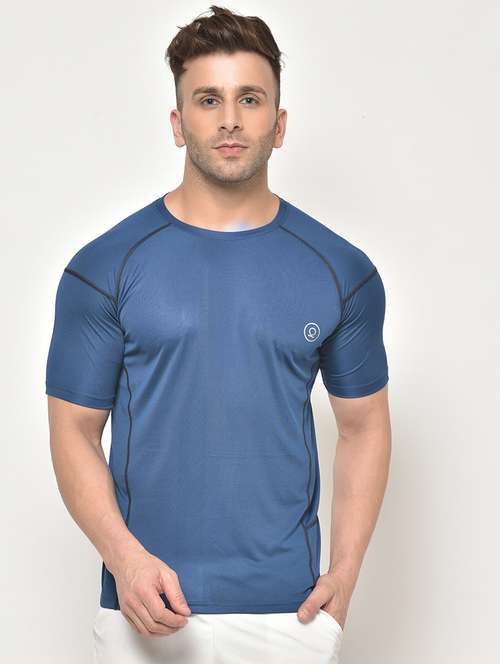 round neck solid t-shirt  - 19111956 -  Standard Image - 0