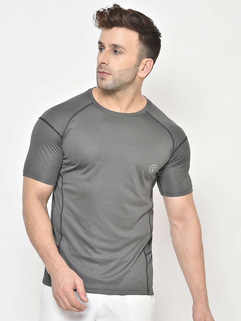 round neck solid t-shirt 