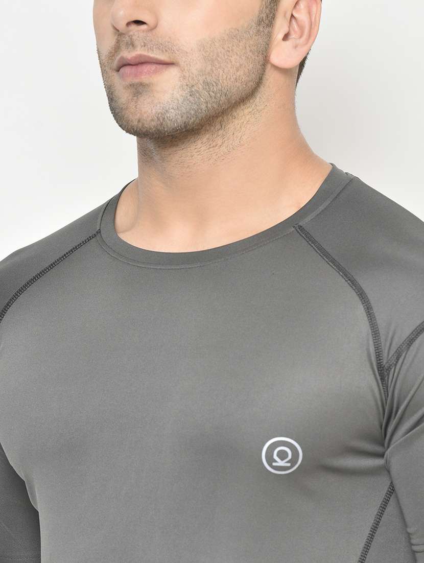 round neck solid t-shirt  - 19111957 -  Standard Image - 3