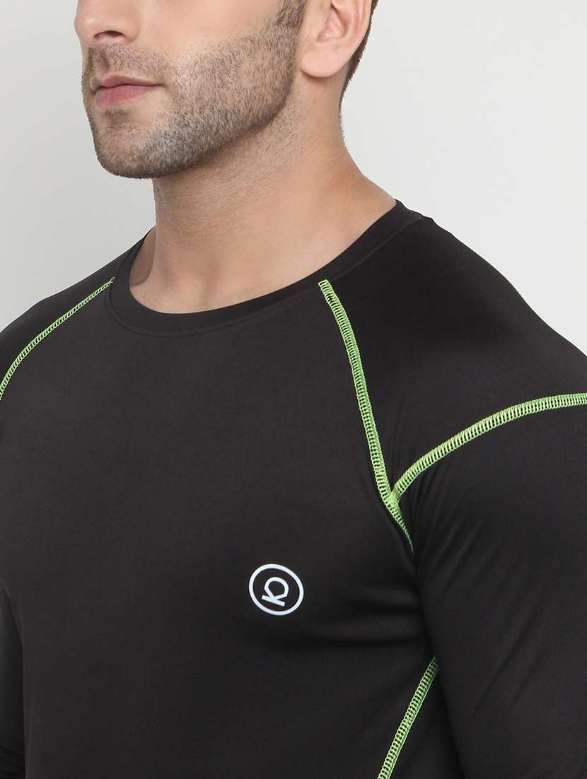 round neck solid t-shirt  - 19111972 -  Standard Image - 3