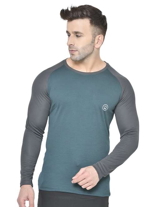 crew neck solid raglan t-shirt  - 19112047 -  Standard Image - 0