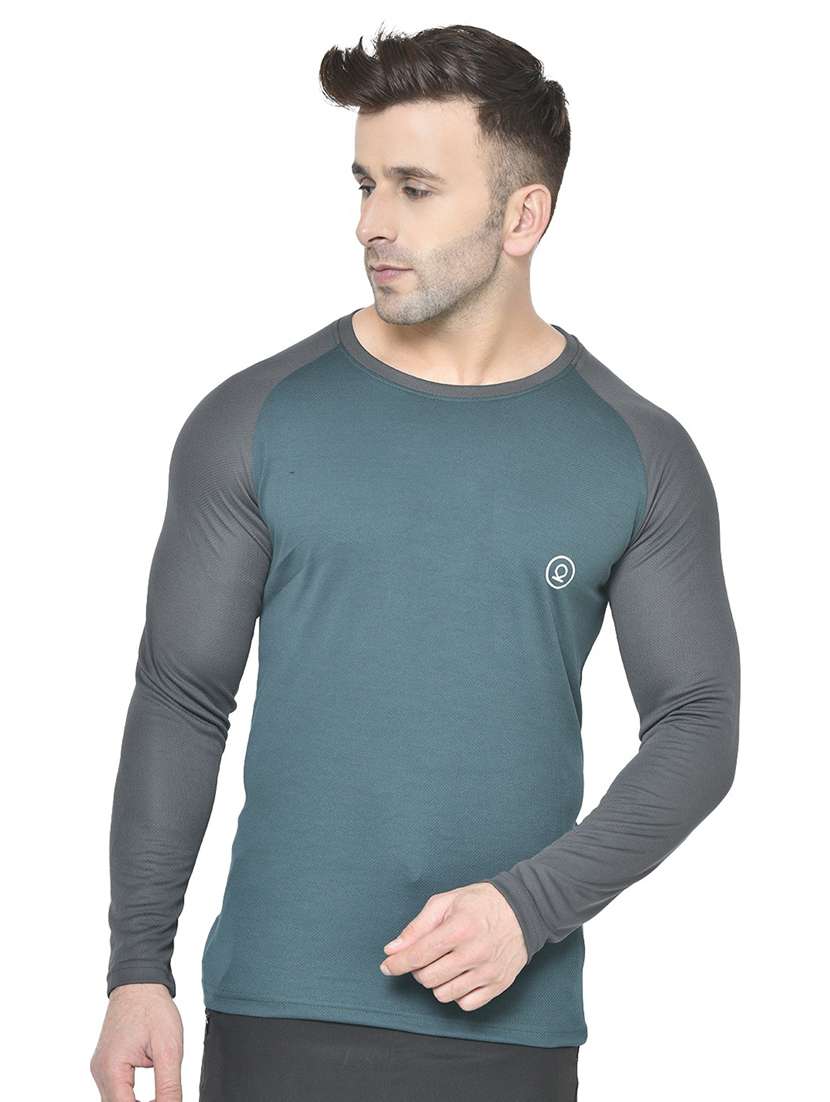 crew neck solid raglan t-shirt 