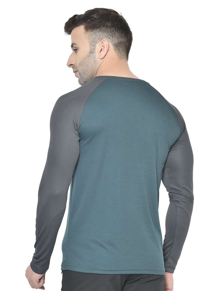 crew neck solid raglan t-shirt  - 19112047 -  Standard Image - 3