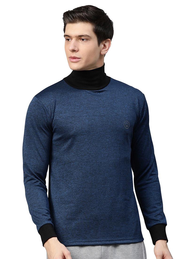 blue solid t-shirt - 19112228 -  Zoom Image - 0