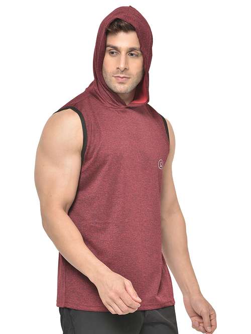 maroon solid t-shirt - 19112255 -  Standard Image - 0