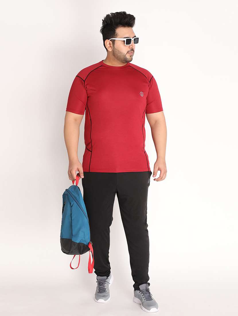 round neck solid t-shirt - 19112304 -  Standard Image - 3