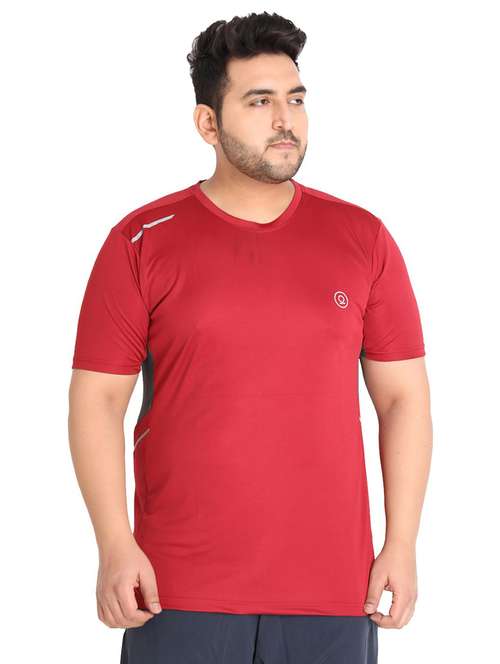 round neck solid t-shirt - 19112311 -  Standard Image - 0