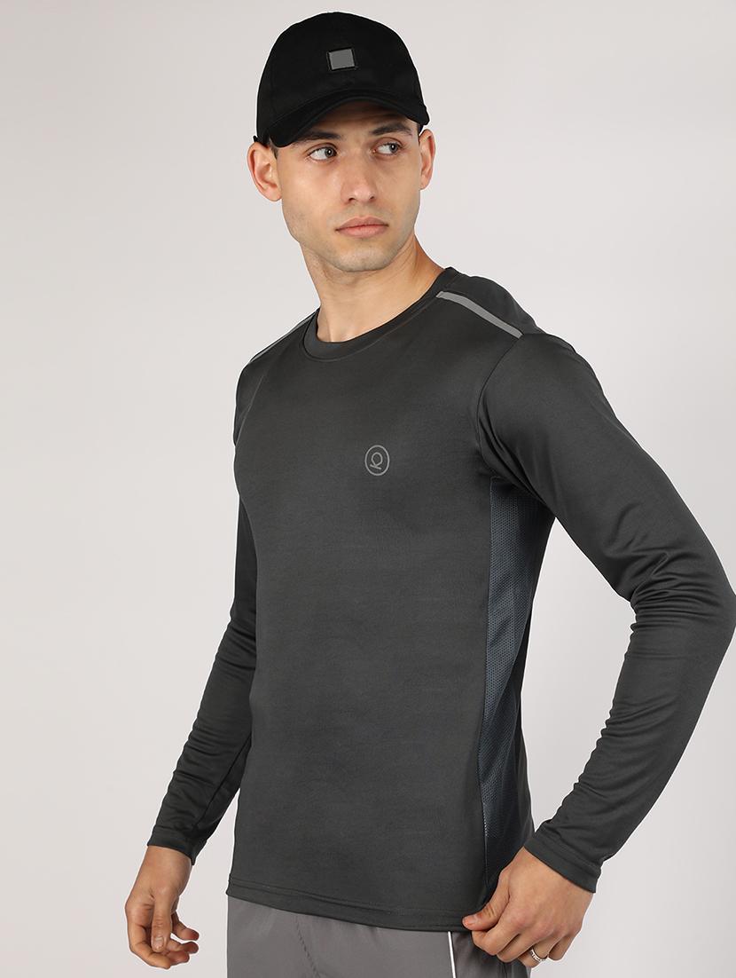 round neck solid t-shirt - 19112582 - Zoom Image - 0