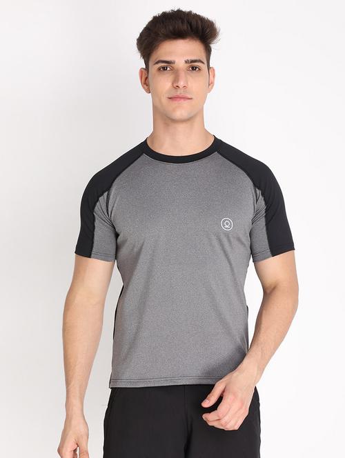round neck color blocked t-shirt - 19112628 - Standard Image - 0