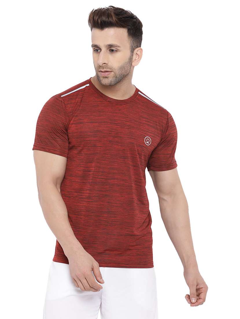 round neck solid t-shirt - 19112761 - Zoom Image - 0