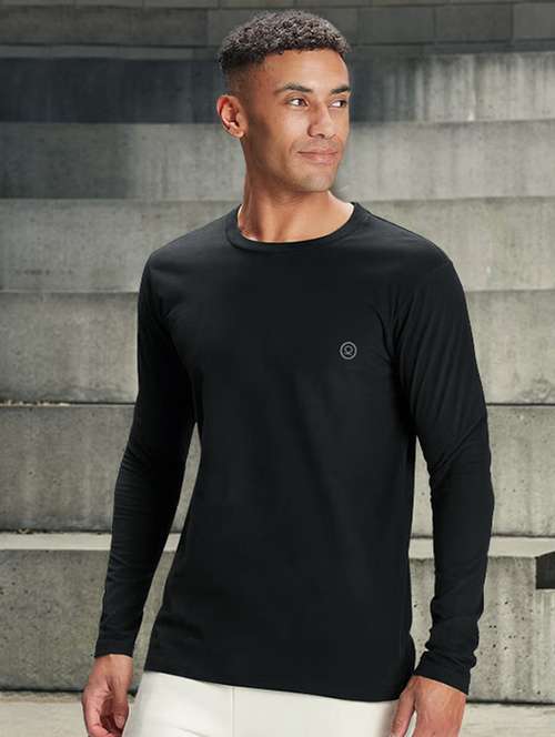 round neck solid t-shirt - 19112794 -  Standard Image - 0