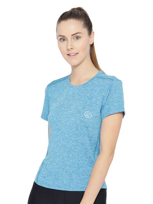 women's plain round neck t-shirt - 19112941 - Standard Image - 0