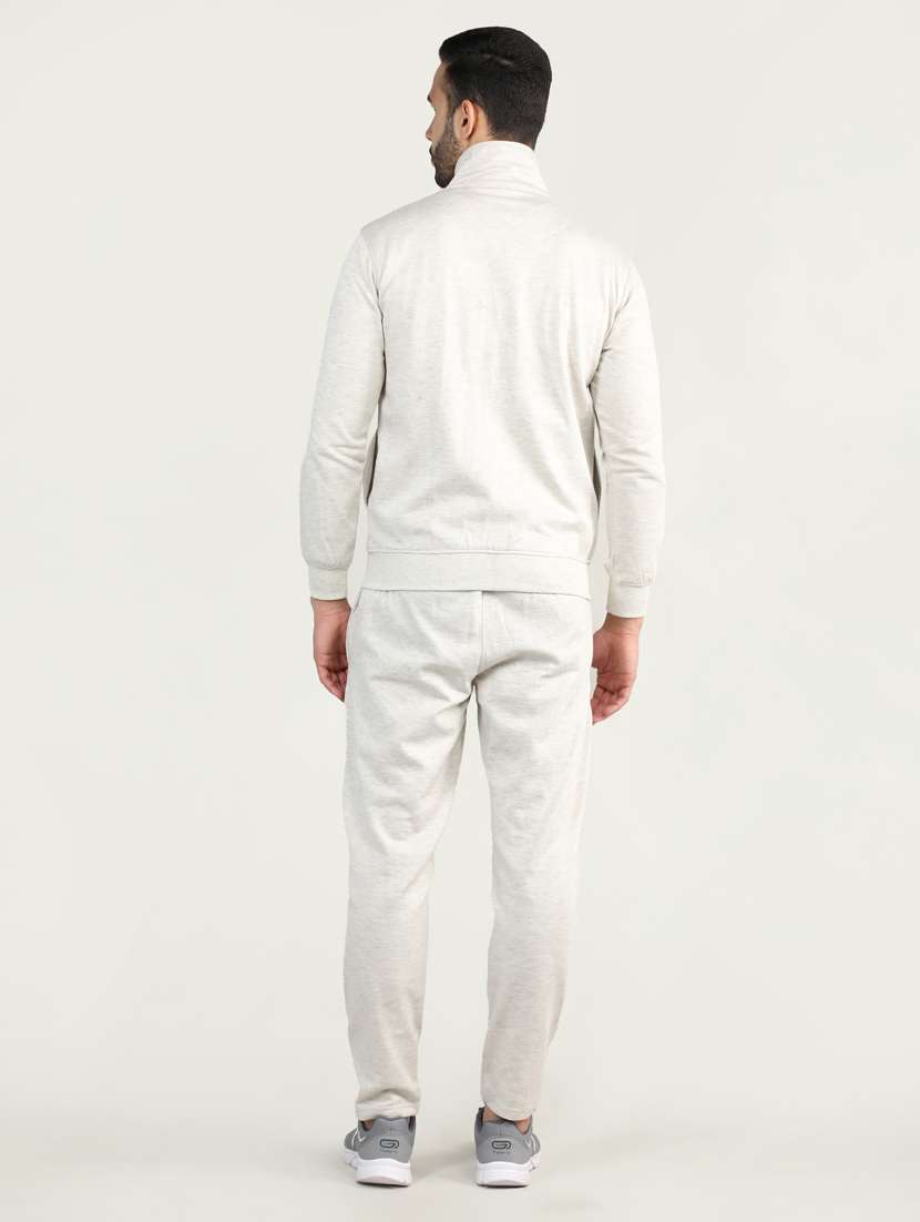 white fleece track suit - 19113333 -  Standard Image - 3