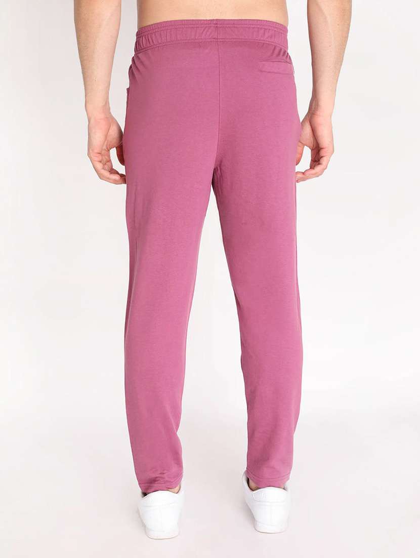 mid rise solid track pant  - 19115045 -  Standard Image - 3
