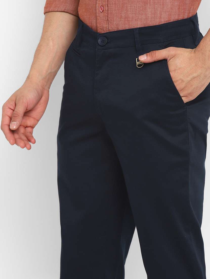 mid rise flat front casual trouser - 19117177 -  Standard Image - 5