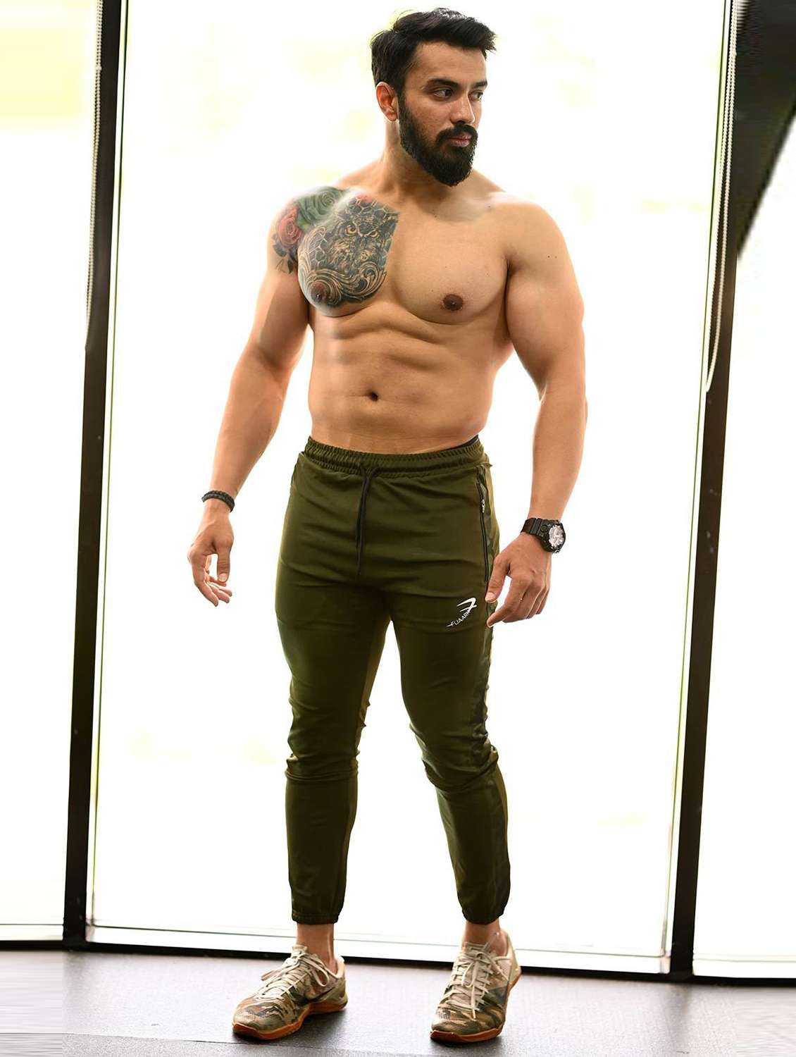 low rise ankle length track pant - 19117454 -  Standard Image - 3