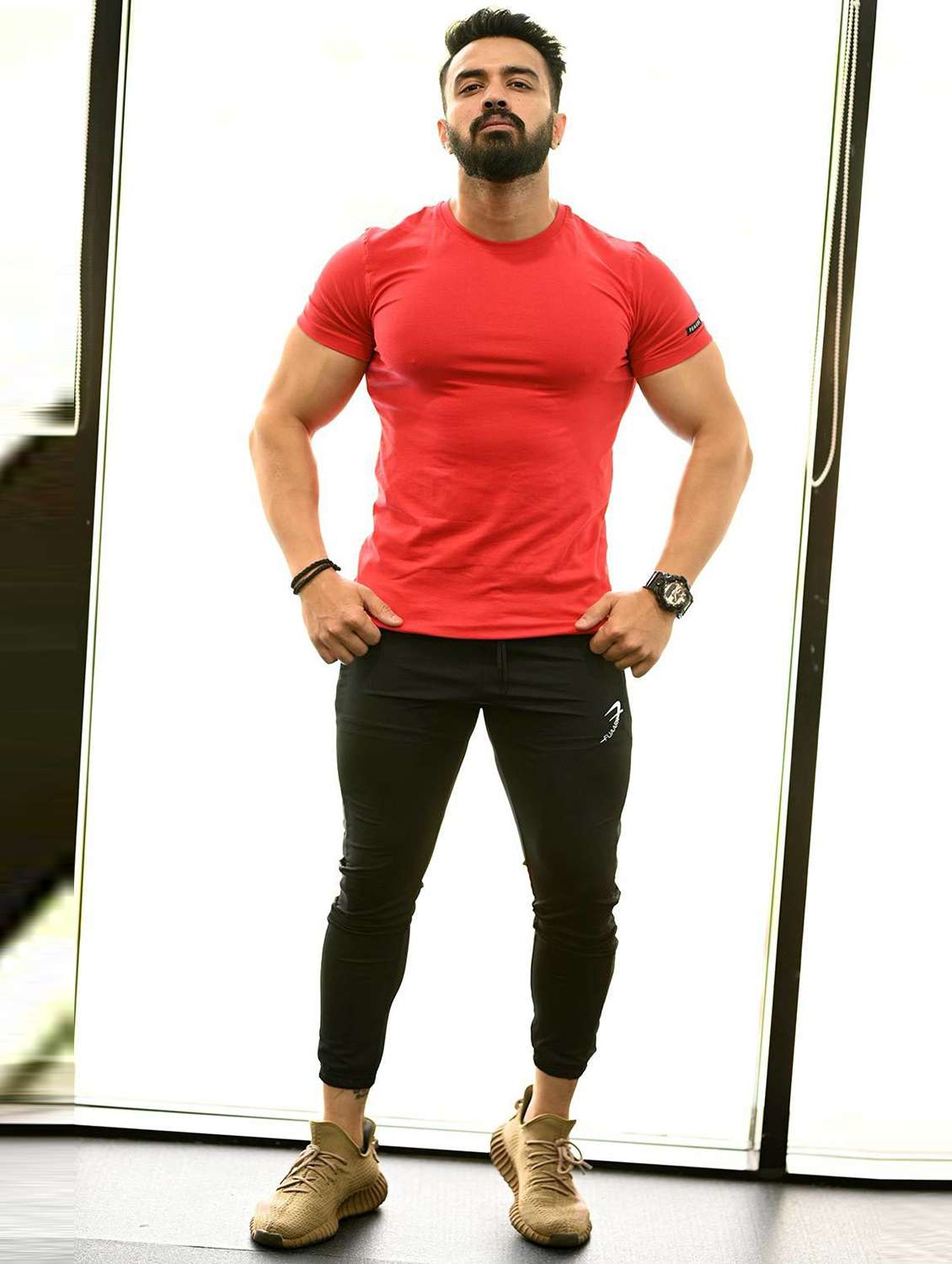 low rise ankle length track pant - 19117457 - Standard Image - 3