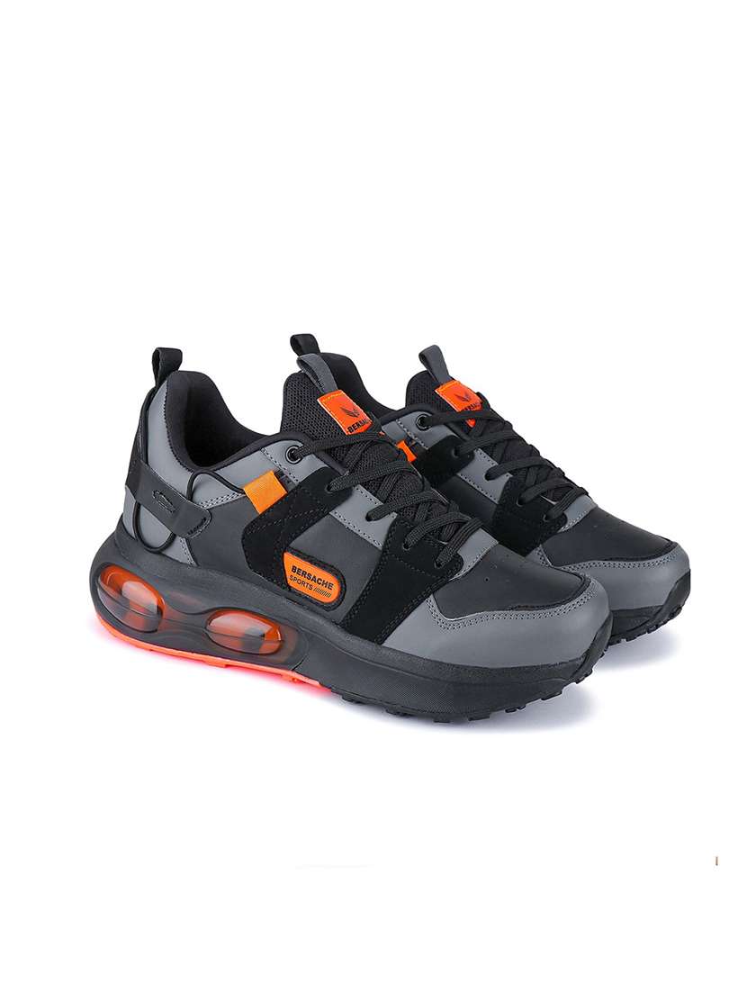 grey lace up sport shoe - 19117858 -  Standard Image - 3