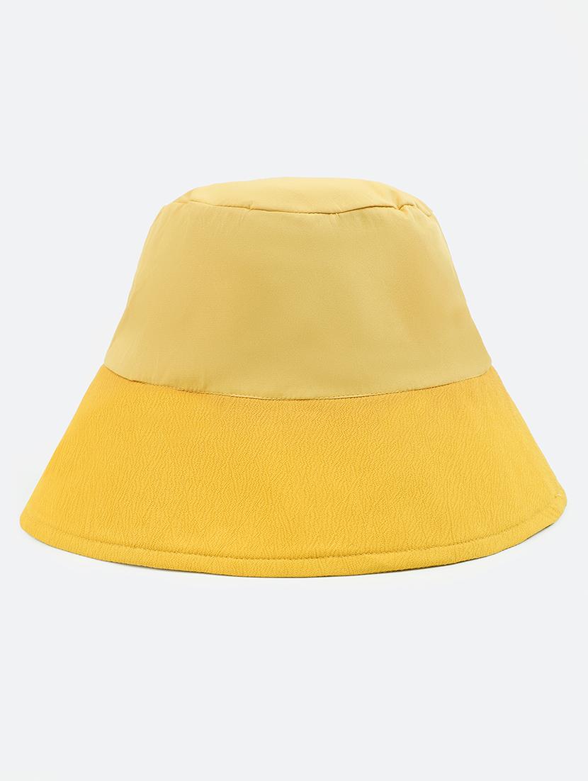 yellow women cotton bucket hat - 19117867 - Standard Image - 3