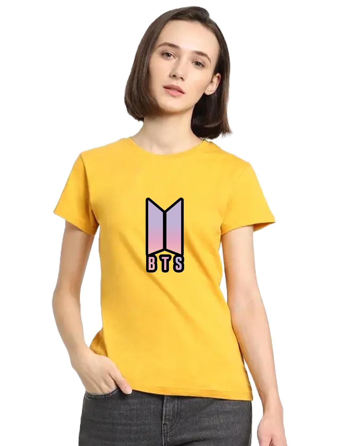 yellow cotton tshirt - 19117927 -  Zoom Image - 0
