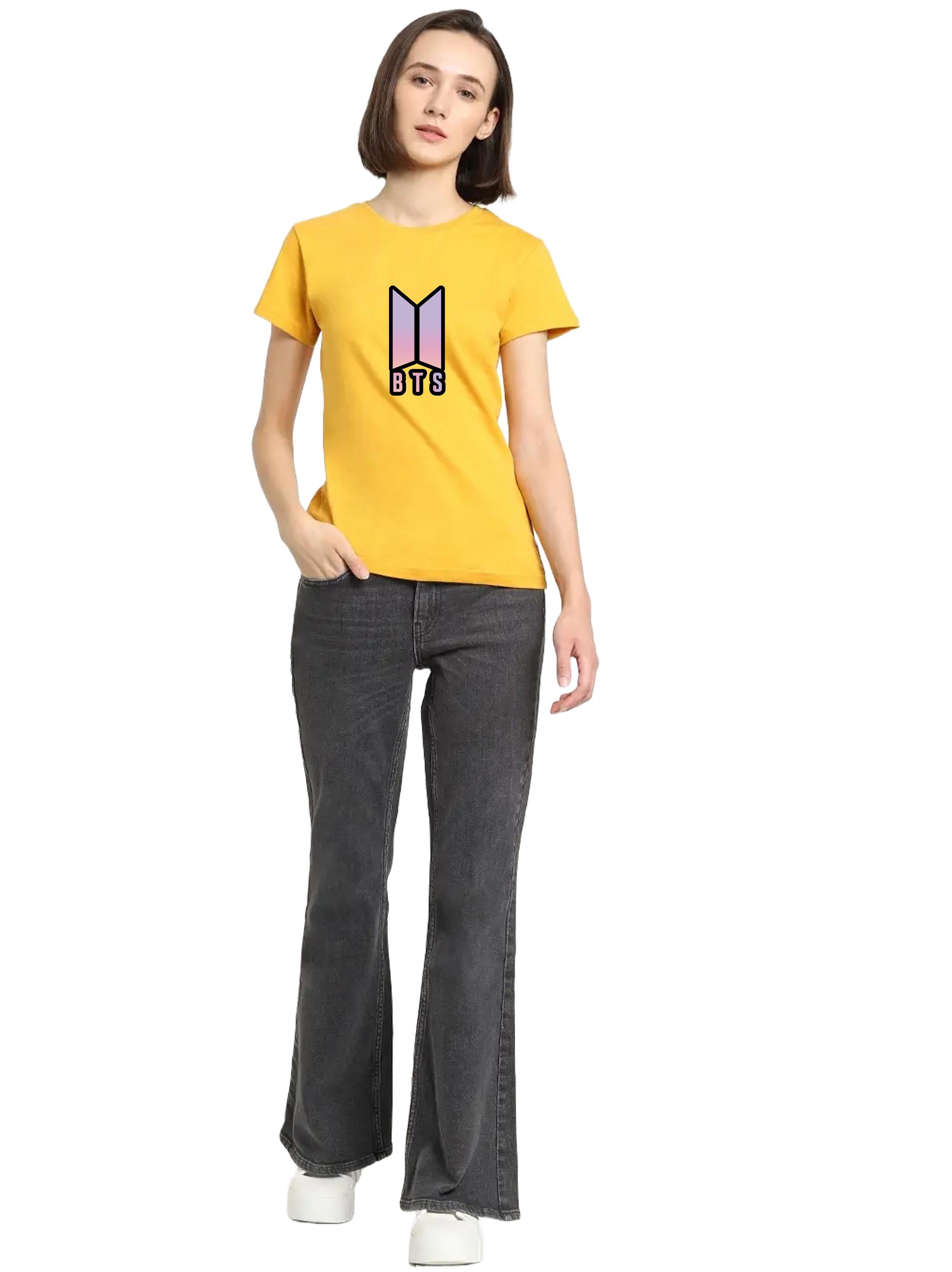 yellow cotton tshirt - 19117927 - Standard Image - 3