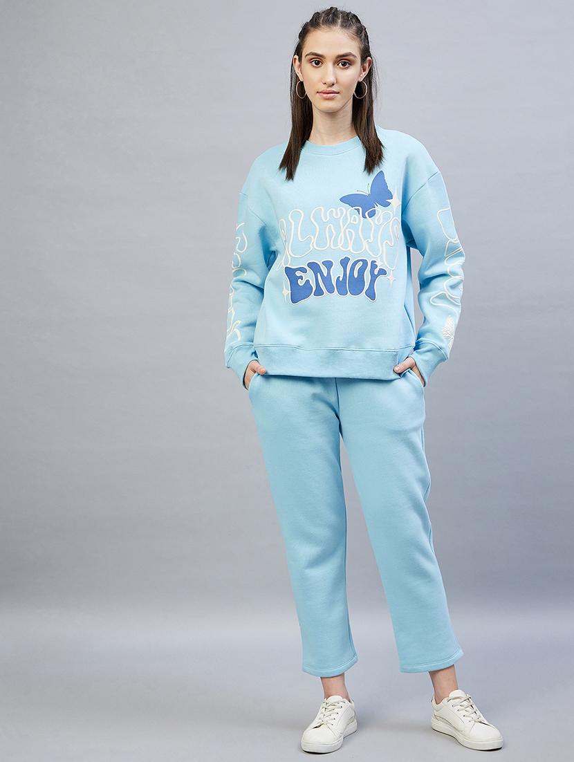 drawstring waist solid track pant - 19117997 - Standard Image - 3