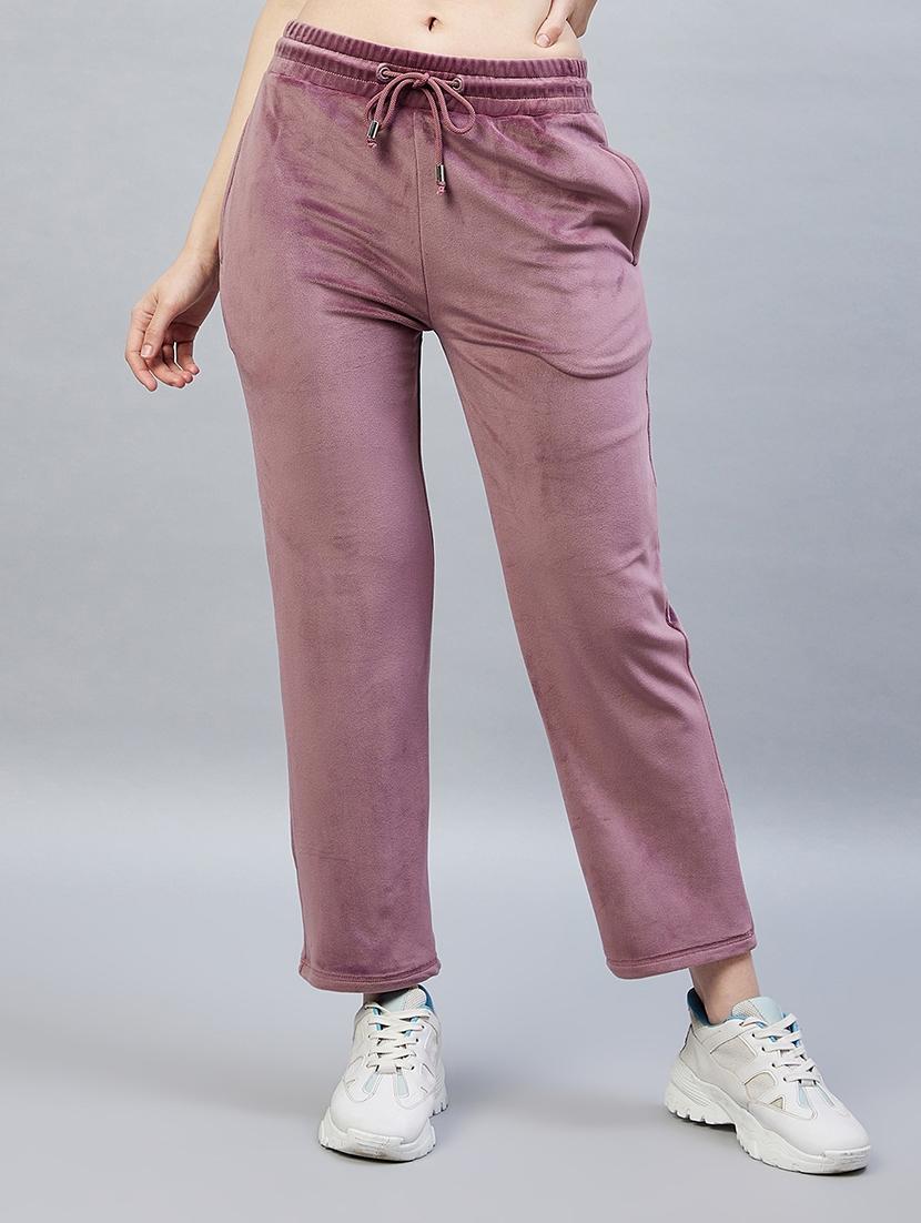 drawstring waist solid track pant - 19118004 - Zoom Image - 0
