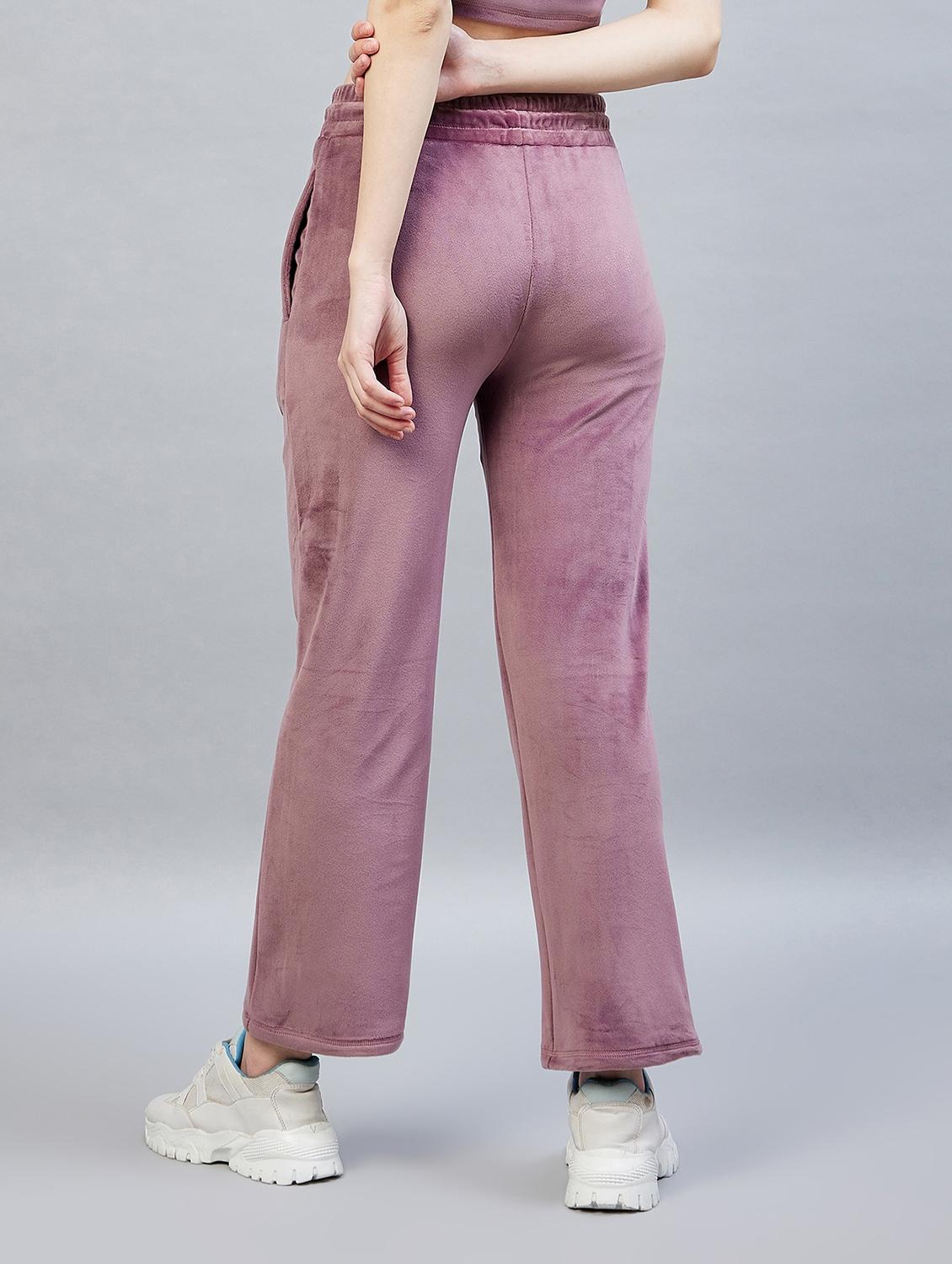 drawstring waist solid track pant - 19118004 - Standard Image - 3