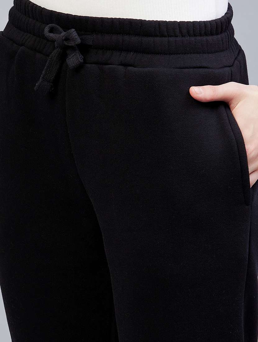 drawstring waist solid jogger - 19118015 -  Standard Image - 5